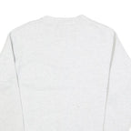 VOULUNTEER Womens White Washington D.C. Crew Neck L Cotton Blend Sweatshirt