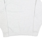 VOULUNTEER Womens White Washington D.C. Crew Neck L Cotton Blend Sweatshirt