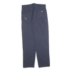 DICKIES Mens Blue Regular Fit Straight Denim Jeans W36 L34 Workwear Utility