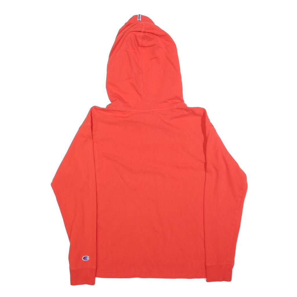 CHAMPION Mens Red Pullover Hoodie S Cotton Blend Casual Sportswear