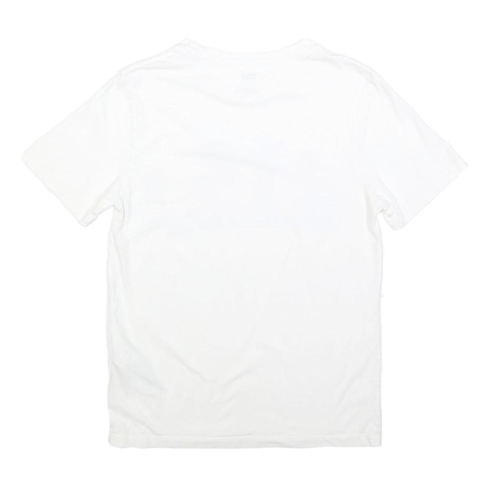 LEVI'S Womens White T-Shirt XS Short Sleeve Crew Neck Palm Tree Graphic