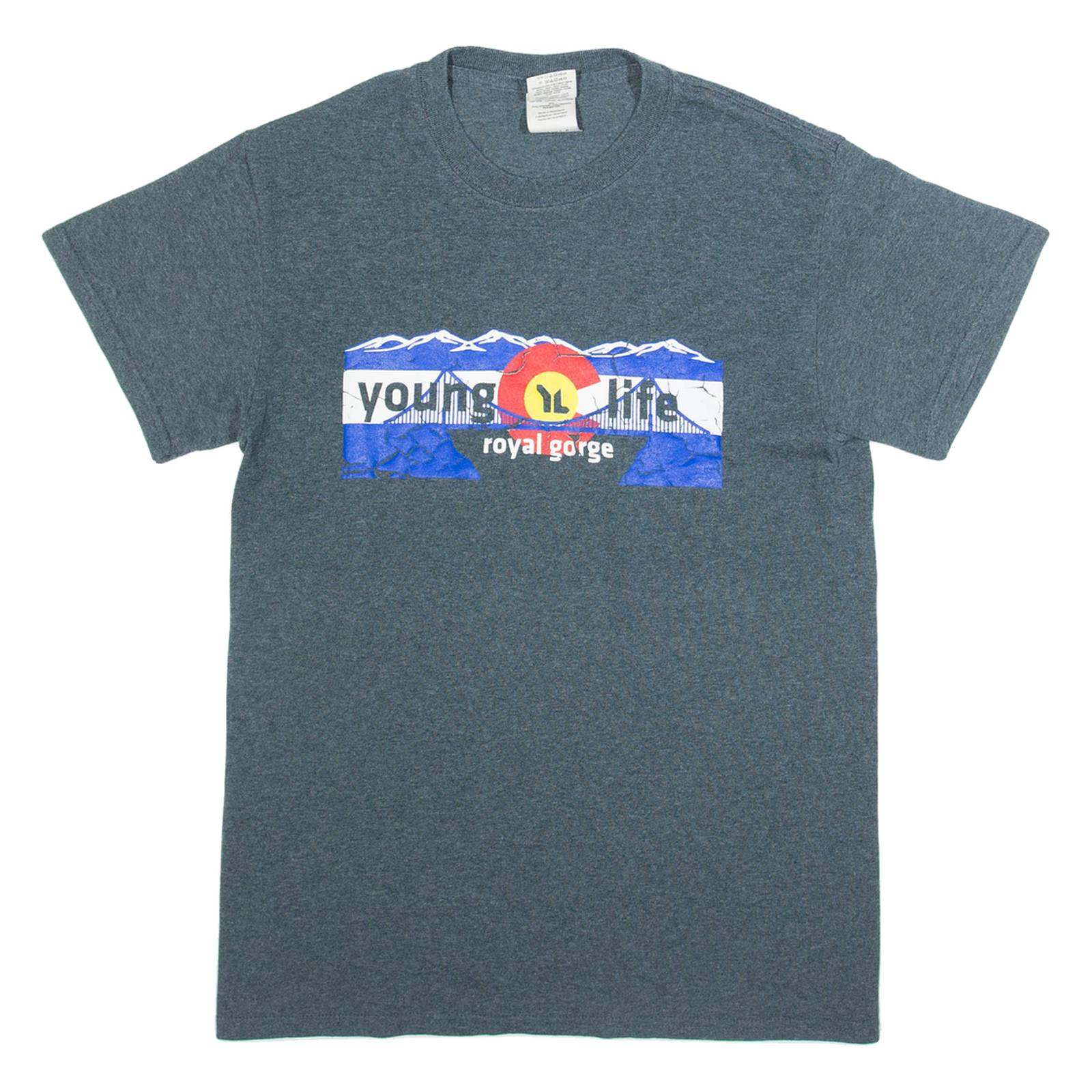 Young Life Mens T-Shirt Blue S