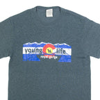 Young Life Mens T-Shirt Blue S