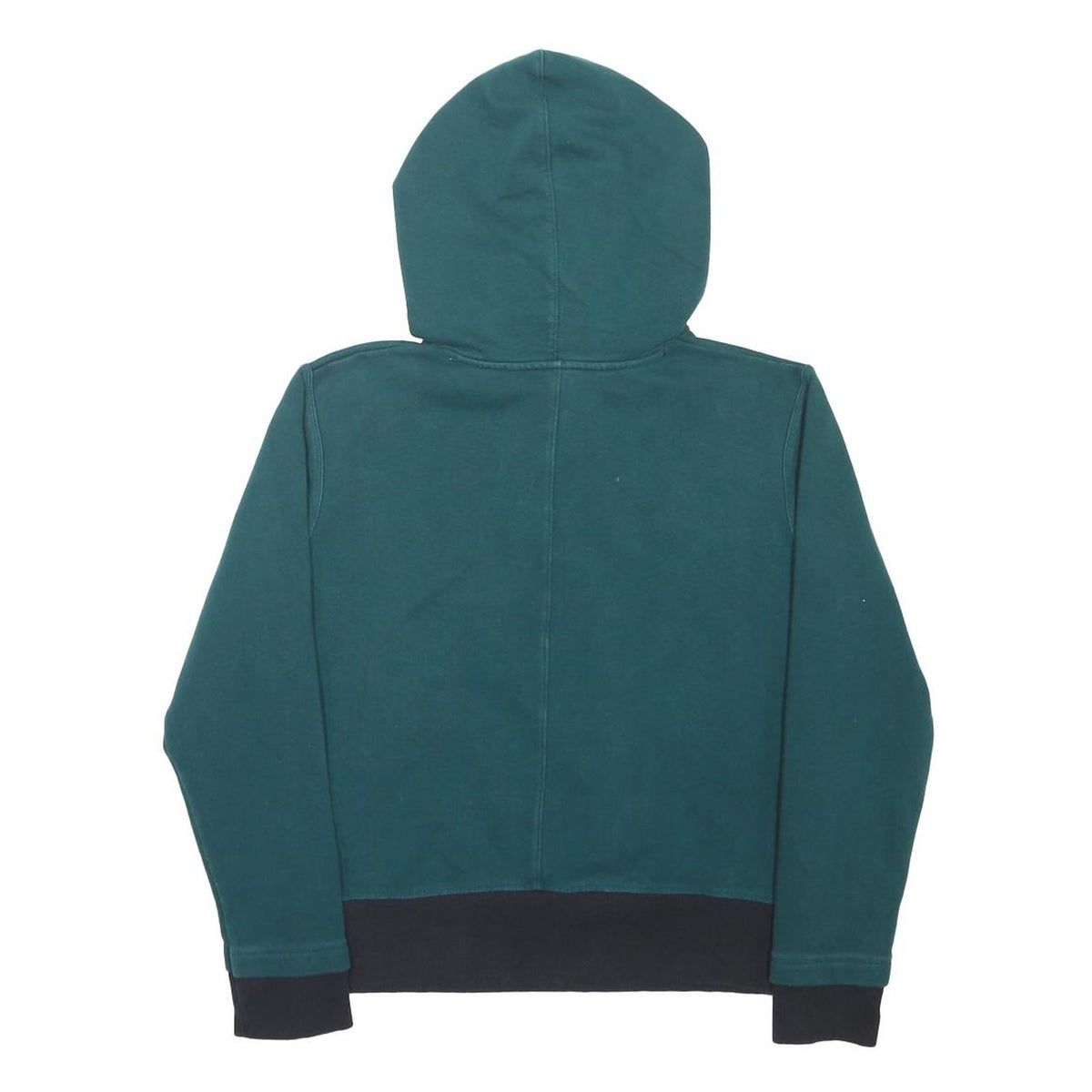 UNDER ARMOUR Mens Green Hoodie S Cotton Blend Pullover Drawstring