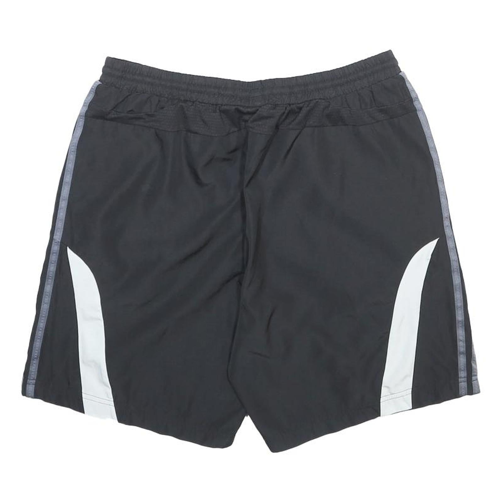 ADIDAS Mens Shorts Black & Grey Sports Casual L W30 Lightweight Quick-Dry