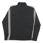 ADIDAS Womens Black & White Classic Zip Up Polyester Blend Track Jacket L