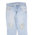 CARHARTT Mens Light Blue Regular Straight Denim Medium W36 L30 Casual Cotton