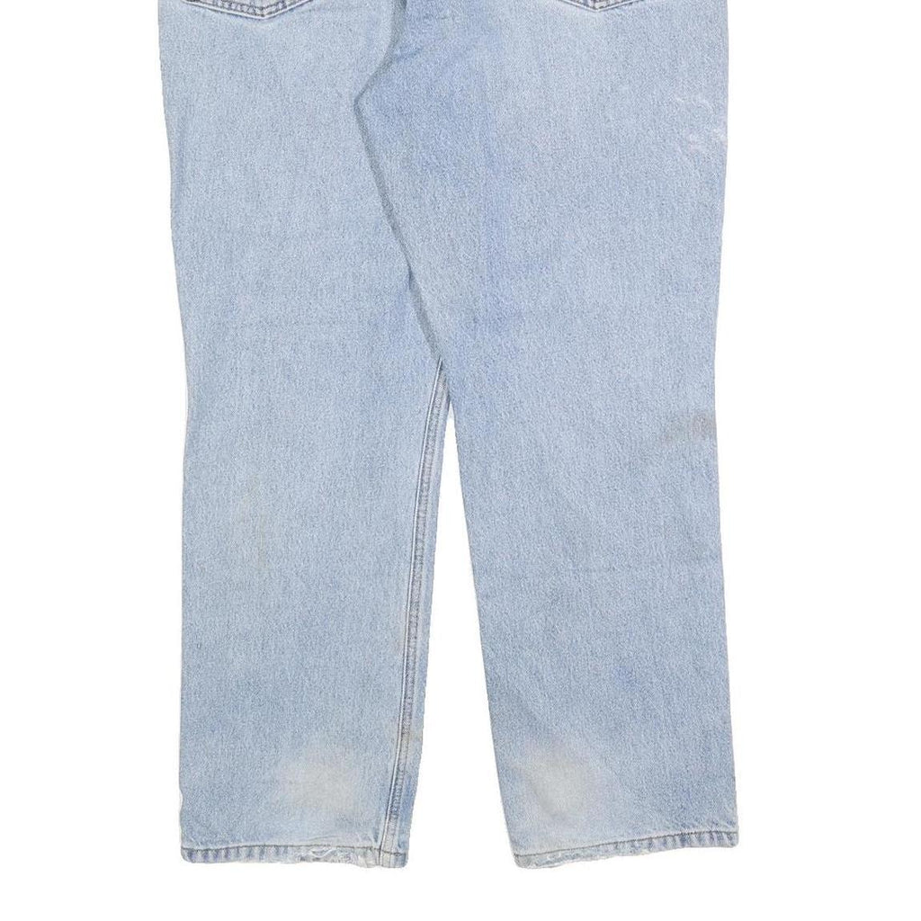 CARHARTT Mens Light Blue Regular Straight Denim Medium W36 L30 Casual Cotton