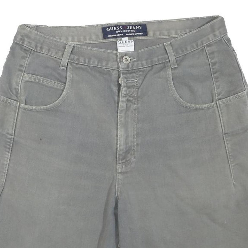 GUESS Mens Shorts Grey Casual M W34 Cotton Blend Comfortable Fit