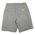 GUESS Mens Shorts Grey Casual M W34 Cotton Blend Comfortable Fit