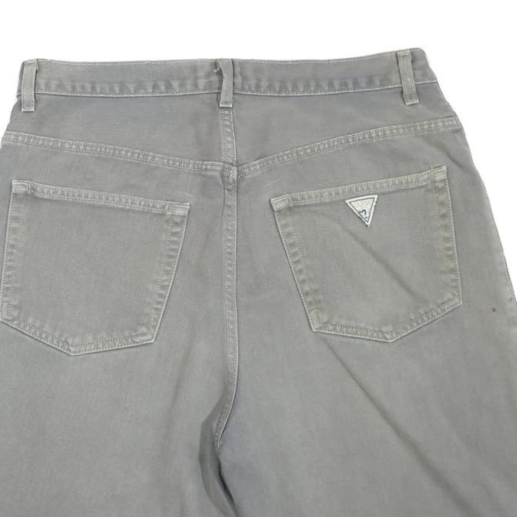 GUESS Mens Shorts Grey Casual M W34 Cotton Blend Comfortable Fit