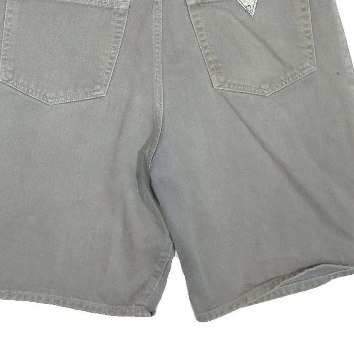 GUESS Mens Shorts Grey Casual M W34 Cotton Blend Comfortable Fit