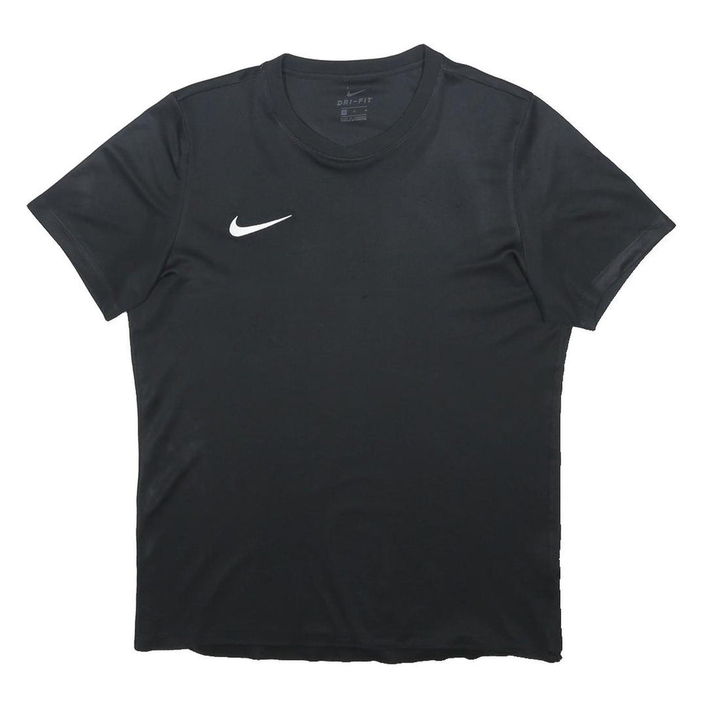 NIKE Mens Black Crew Neck Short Sleeve T-Shirt M Dri-Fit Graphic Sportswear