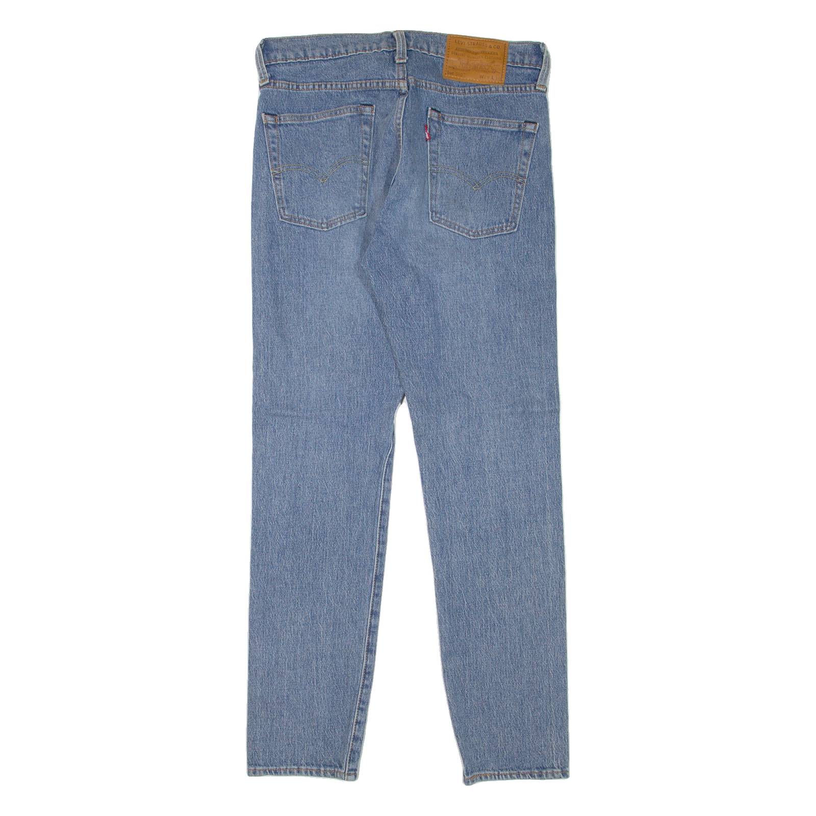 LEVI'S 510 BIG E Jeans Mens Blue Slim Skinny Stone Wash W29 L30