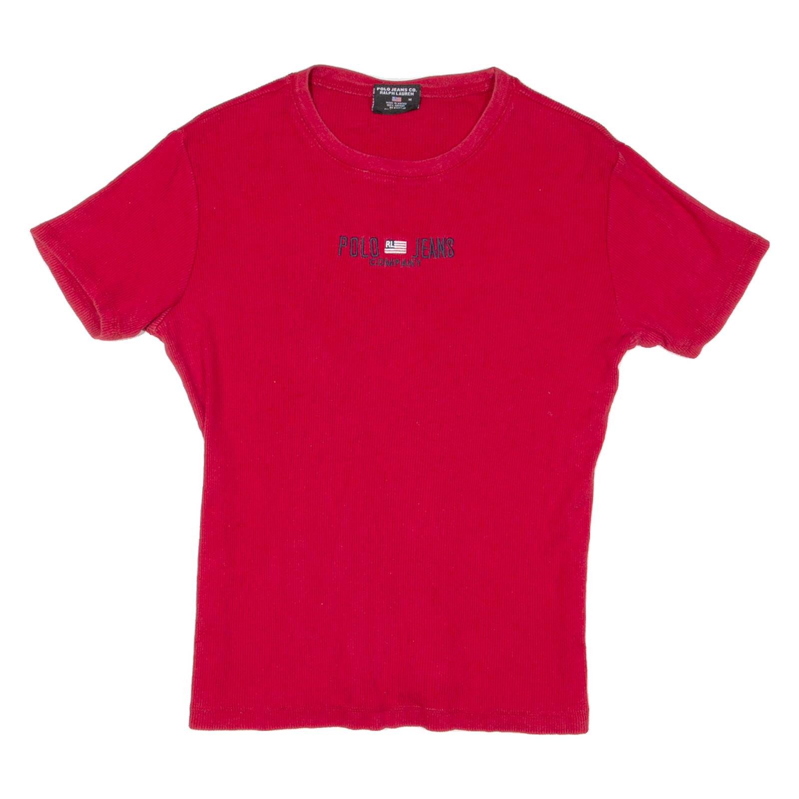 RALPH LAUREN POLO JEANS COMPANY Womens T-Shirt Red M