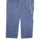 DICKIES Mens Blue Regular Fit Straight Leg Denim Jeans W44 L30 Workwear Zip