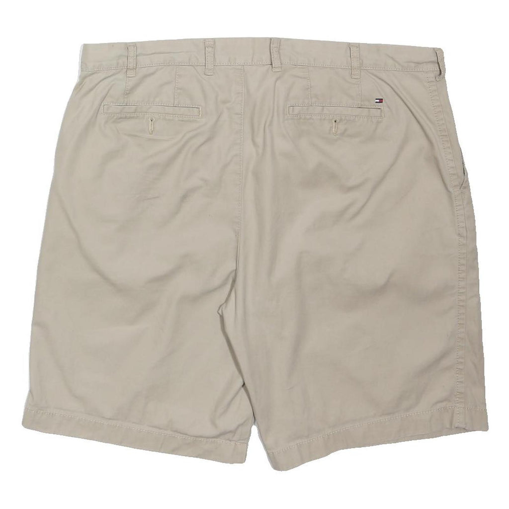 TOMMY HILFIGER Mens Shorts Beige Classic XL W40 Cotton Blend Casual