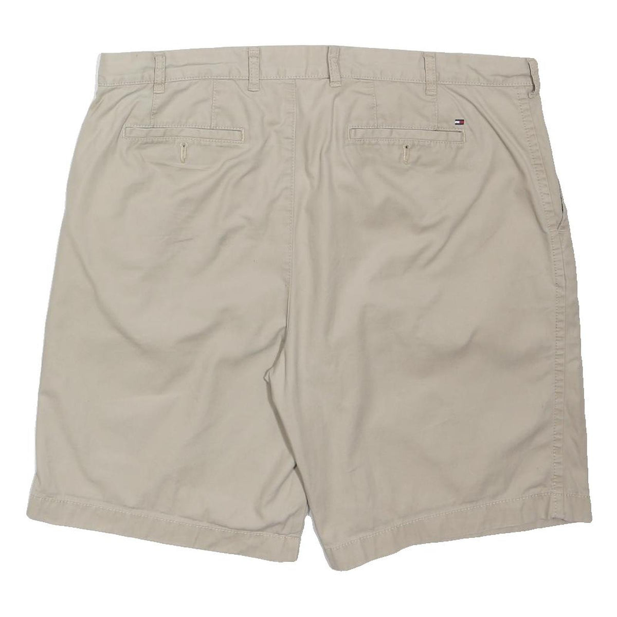 TOMMY HILFIGER Mens Shorts Beige Classic XL W40 Cotton Blend Casual