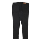 MICHAEL KORS Womens Cotton Blend Black Slim Skinny Trousers W29 L25 Stylish Zip