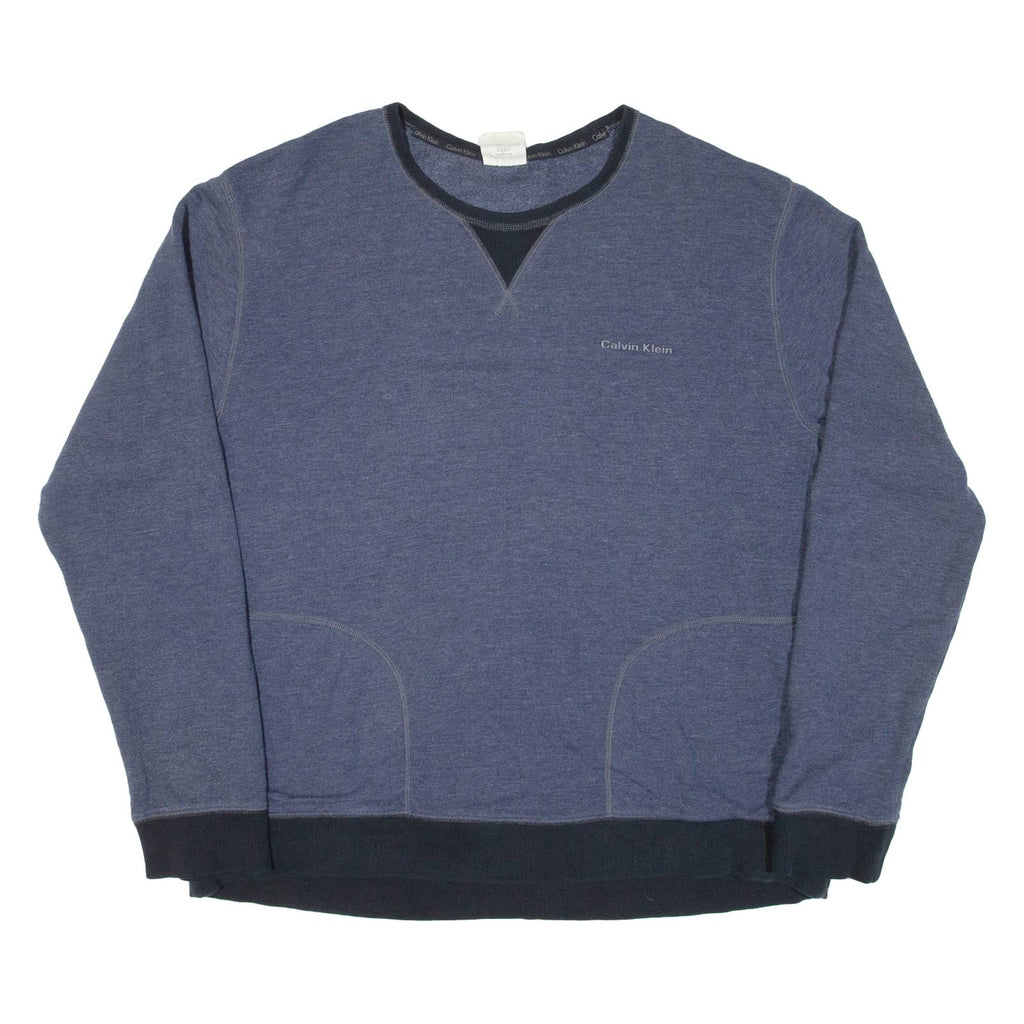 CALVIN KLEIN Mens Sweatshirt Blue XL