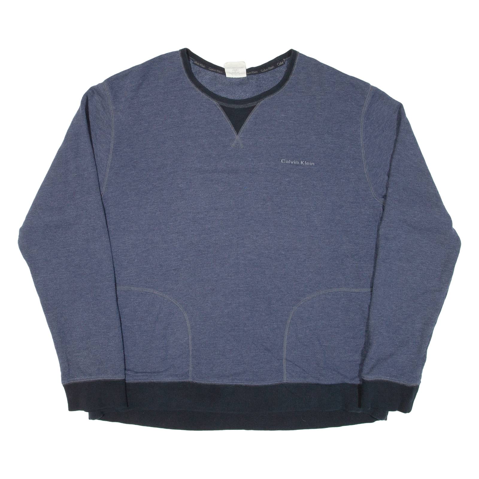 CALVIN KLEIN Mens Sweatshirt Blue XL