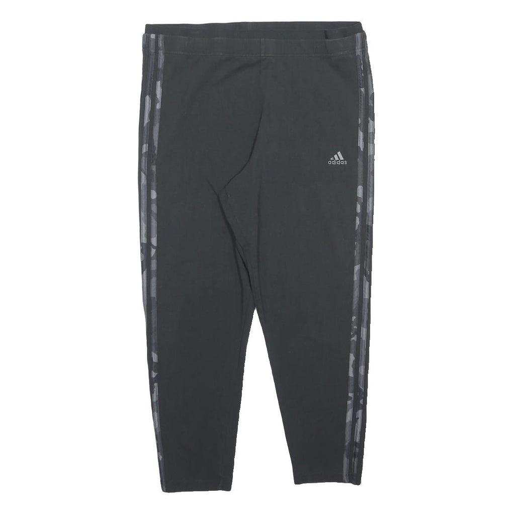 ADIDAS Womens Joggers Black & Grey XL W32 L25 Slim Tapered Sportswear