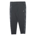 ADIDAS Womens Joggers Black & Grey XL W32 L25 Slim Tapered Sportswear