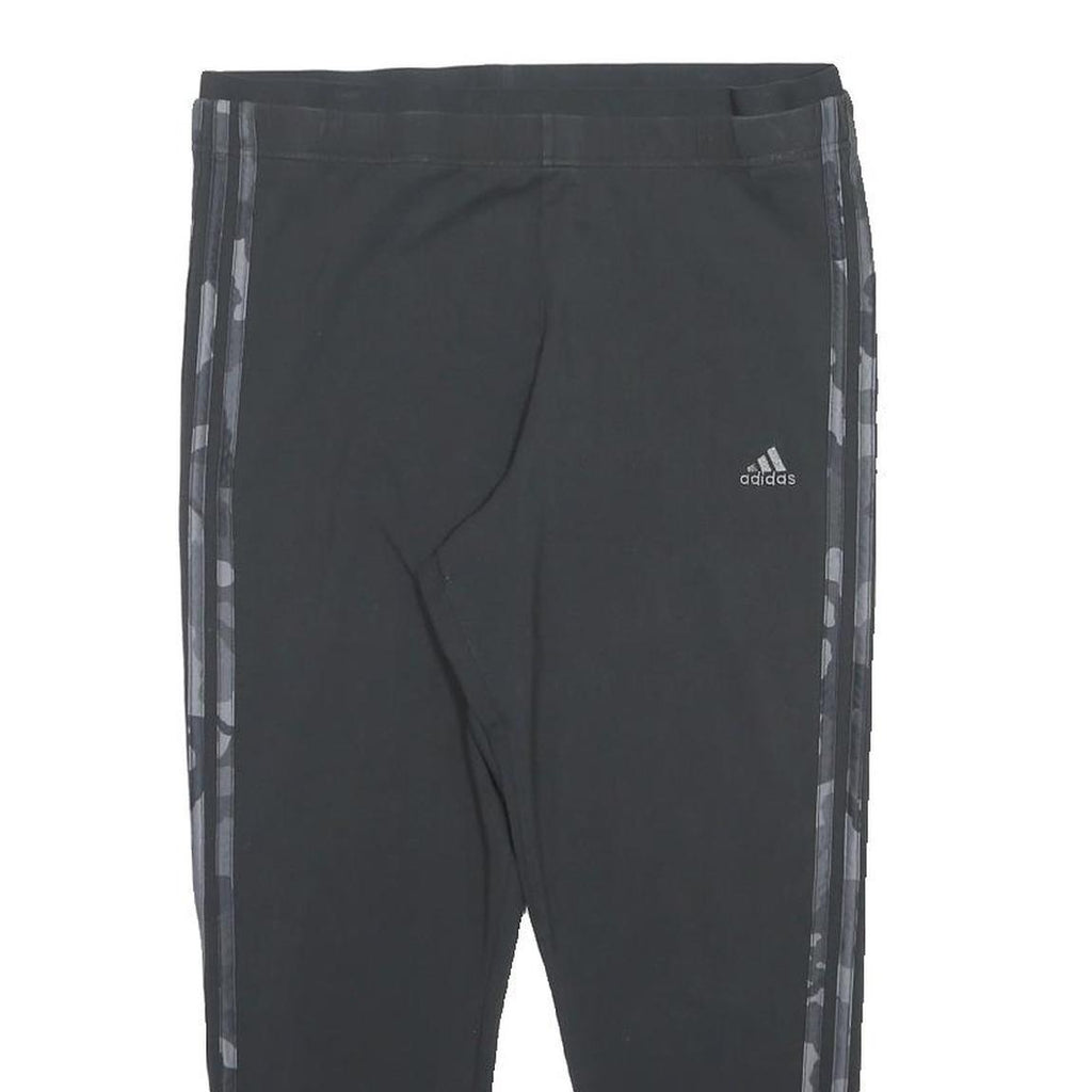 ADIDAS Womens Joggers Black & Grey XL W32 L25 Slim Tapered Sportswear
