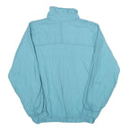 ZED Womens Blue Lightweight Nylon Zip Jacket S Casual Windbreaker Water