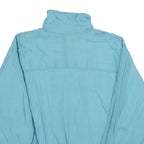 ZED Womens Blue Lightweight Nylon Zip Jacket S Casual Windbreaker Water