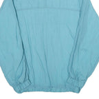 ZED Womens Blue Lightweight Nylon Zip Jacket S Casual Windbreaker Water