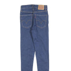 LEVI'S Womens Slim Blue Denim Slim Fit Zip Jeans W25 L30 Stylish Comfortable