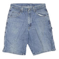 WRANGLER Womens Blue Denim Casual Shorts M W32 Utility Style Pockets