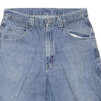 WRANGLER Womens Blue Denim Casual Shorts M W32 Utility Style Pockets