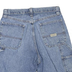 WRANGLER Womens Blue Denim Casual Shorts M W32 Utility Style Pockets