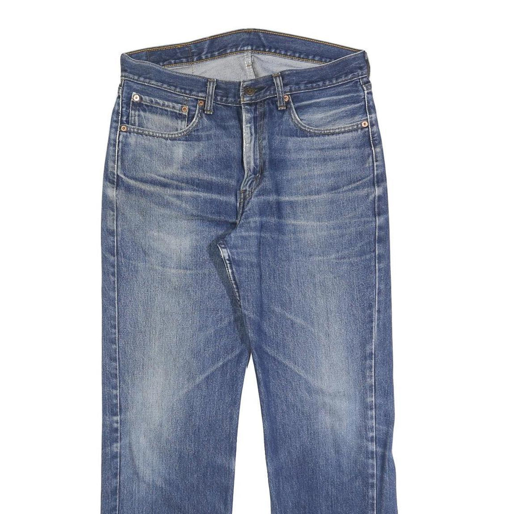 LEVI'S 751 Mens Jeans Blue Relaxed Straight Denim Medium W34 L32 Classic Style