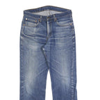 LEVI'S 751 Mens Jeans Blue Relaxed Straight Denim Medium W34 L32 Classic Style
