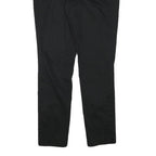 DICKIES Womens Cotton Blend Black Slim Tapered Trousers W33 L29