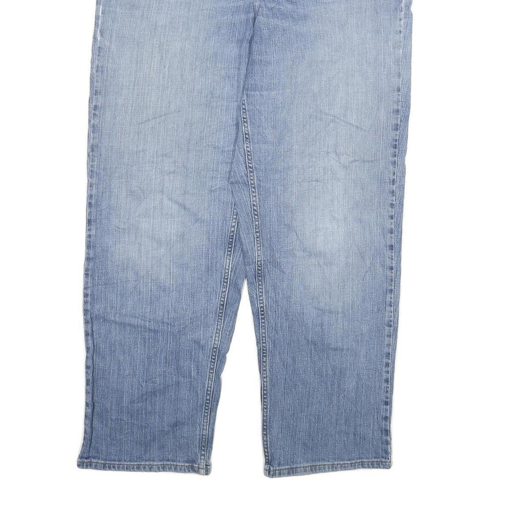 CARHARTT Womens Relaxed Light Blue Denim Jeans W40 L31 Relaxed Fit Zip Closure