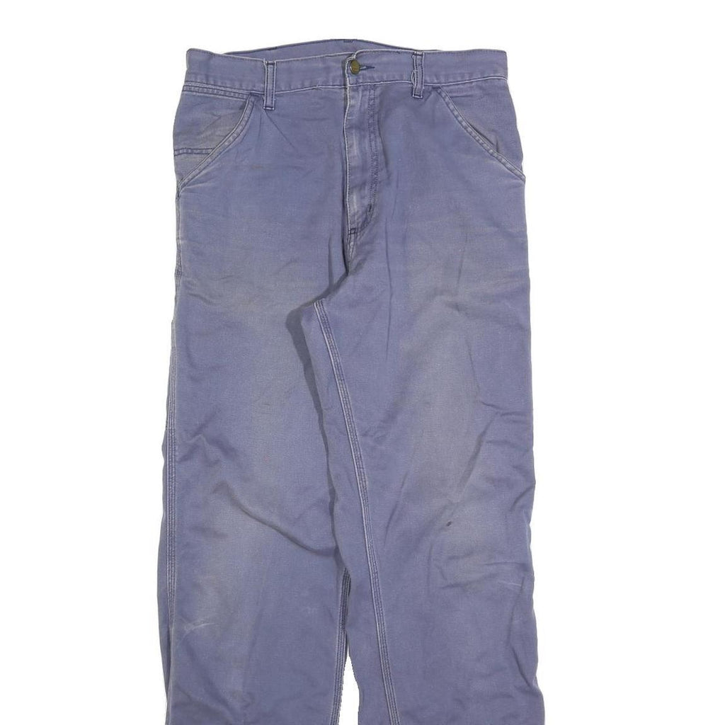 CARHARTT Mens Jeans Blue Regular Straight Denim Medium W30 L34 Workwear Utility
