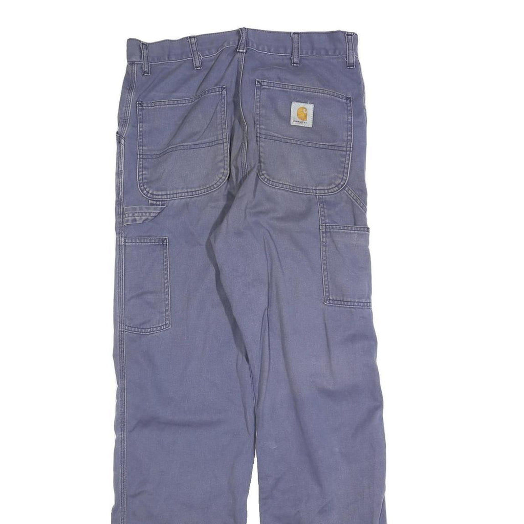 CARHARTT Mens Jeans Blue Regular Straight Denim Medium W30 L34 Workwear Utility