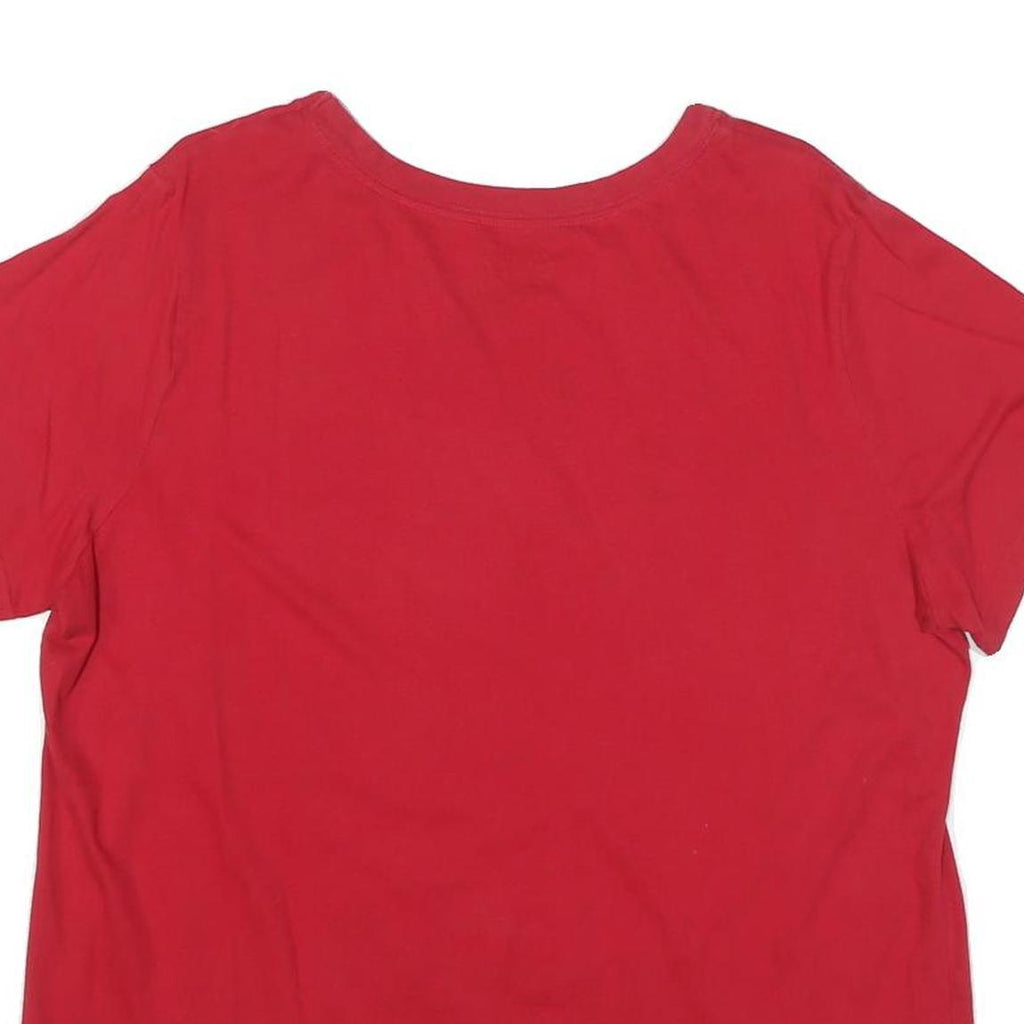 COCA COLA Womens Red 2XL Graphic T-Shirt Short Sleeve Round Neck Cotton Blend