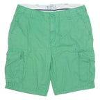 NAUTICA Mens Cargo Shorts Green XL W40