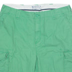 NAUTICA Mens Cargo Shorts Green XL W40