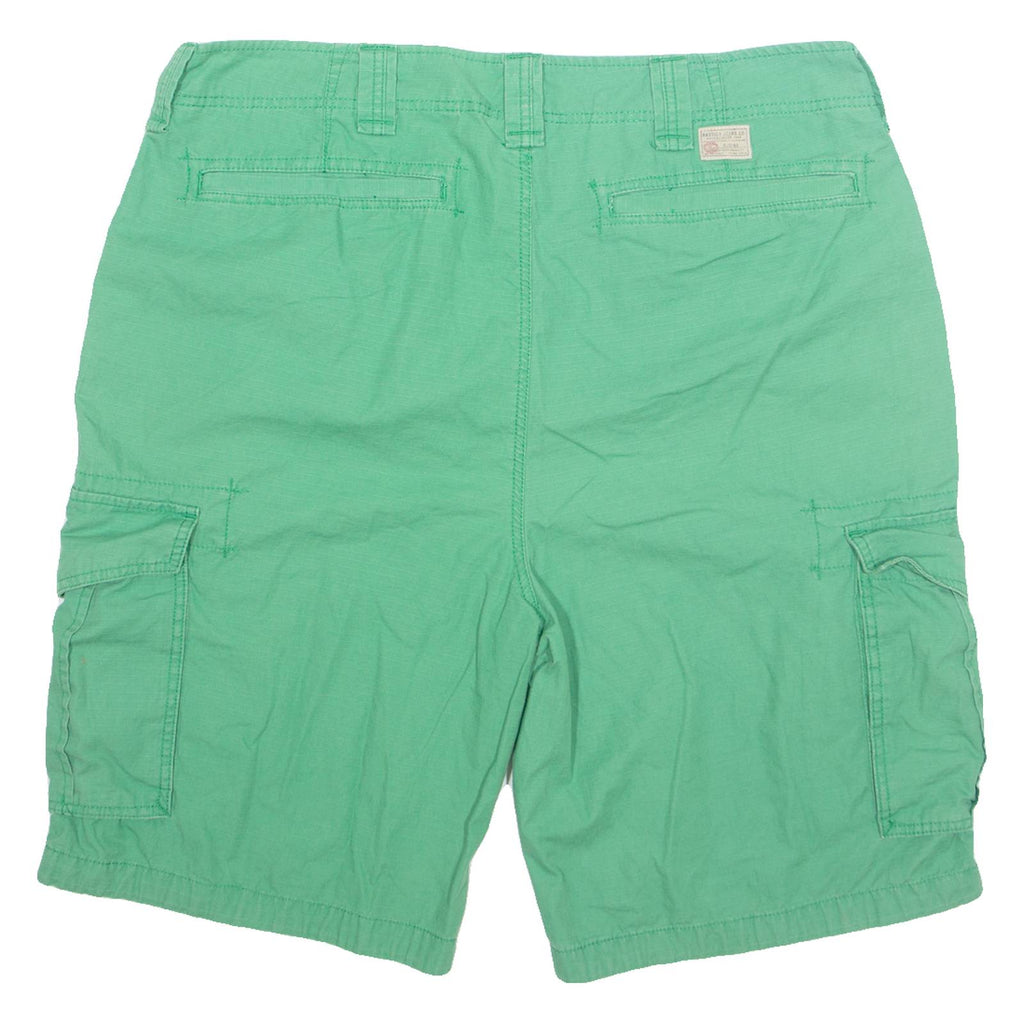 NAUTICA Mens Cargo Shorts Green XL W40