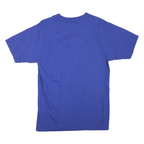 ADIDAS Mens Blue Detroit Graphic T-Shirt L Short Sleeve Crew Neck Basketball