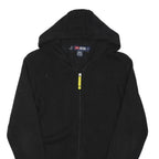DIESEL Mens Black Hoodie Patterned Pullover Jumper S Cotton Blend Zip-Up