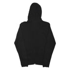 DIESEL Mens Black Hoodie Patterned Pullover Jumper S Cotton Blend Zip-Up