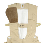 BOB ALLEN Mens Beige Fishing Mesh Button Jacket M Polyester Blend Outdoor