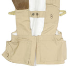 BOB ALLEN Mens Beige Fishing Mesh Button Jacket M Polyester Blend Outdoor